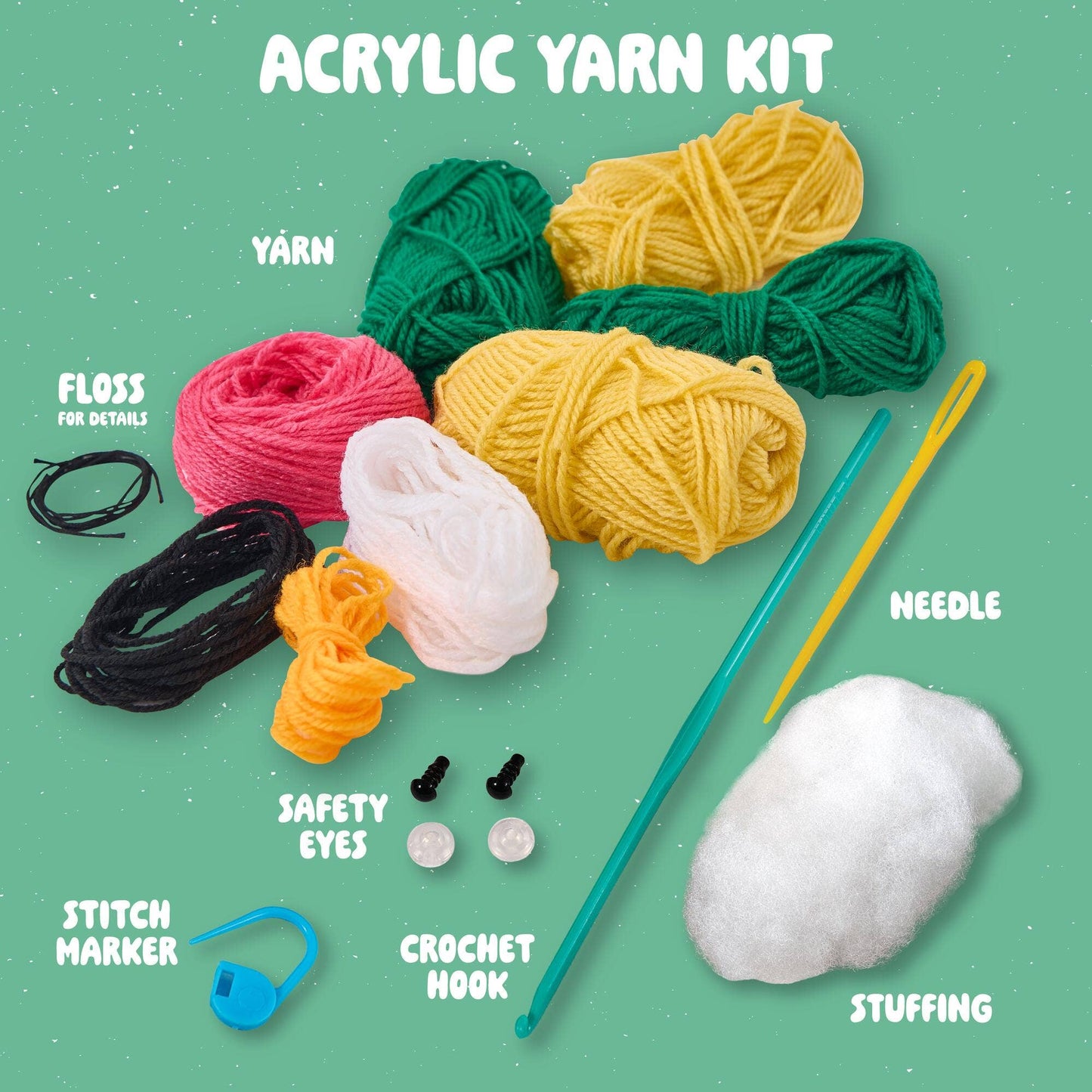 Bucilla ®  Amigurumi Crochet Kit - Tropi-Pals 5"
