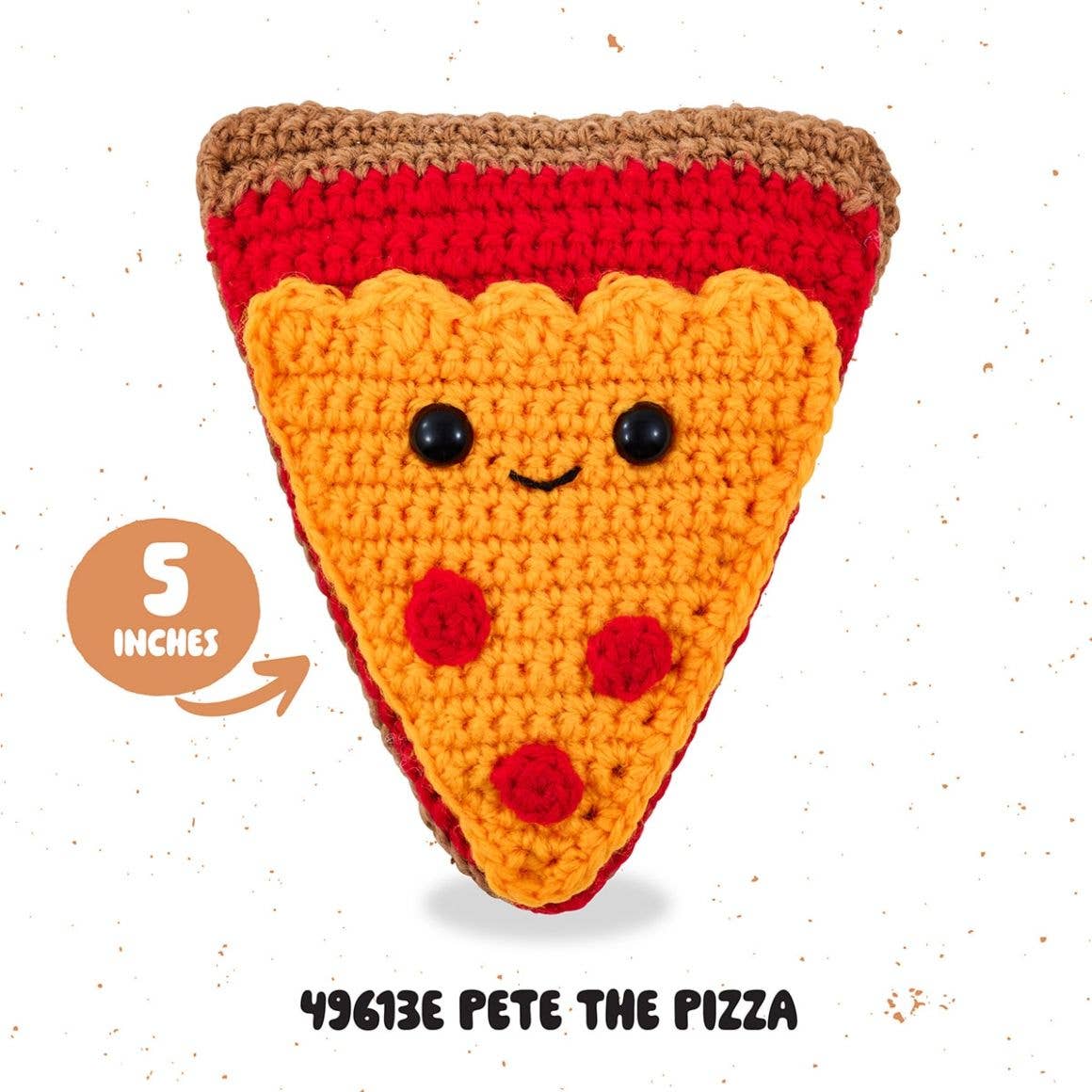 Bucilla ® Amigurumi Crochet Kit - Pete the Pizza 5"