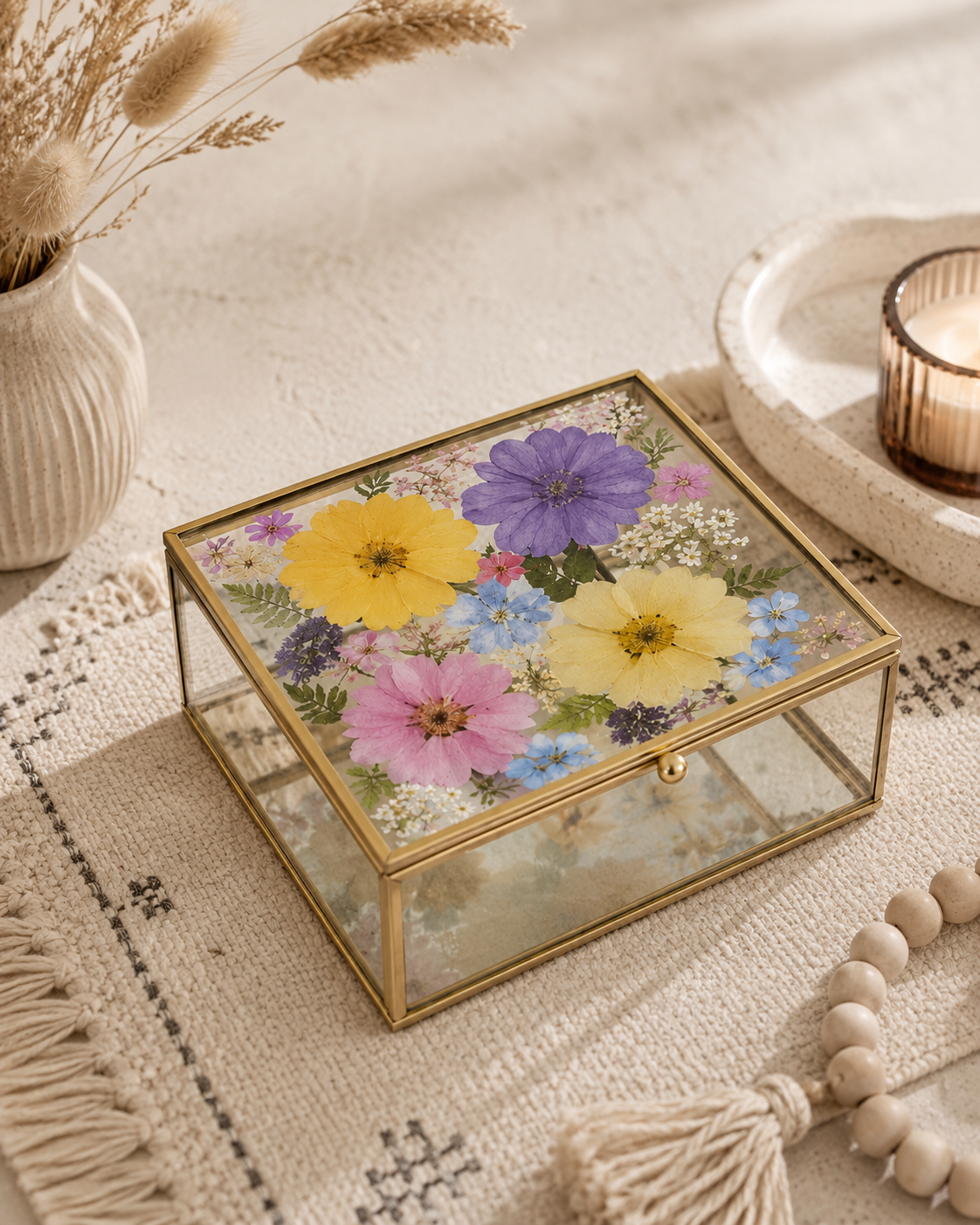 Pressed Flower Jewelry Box Workshop