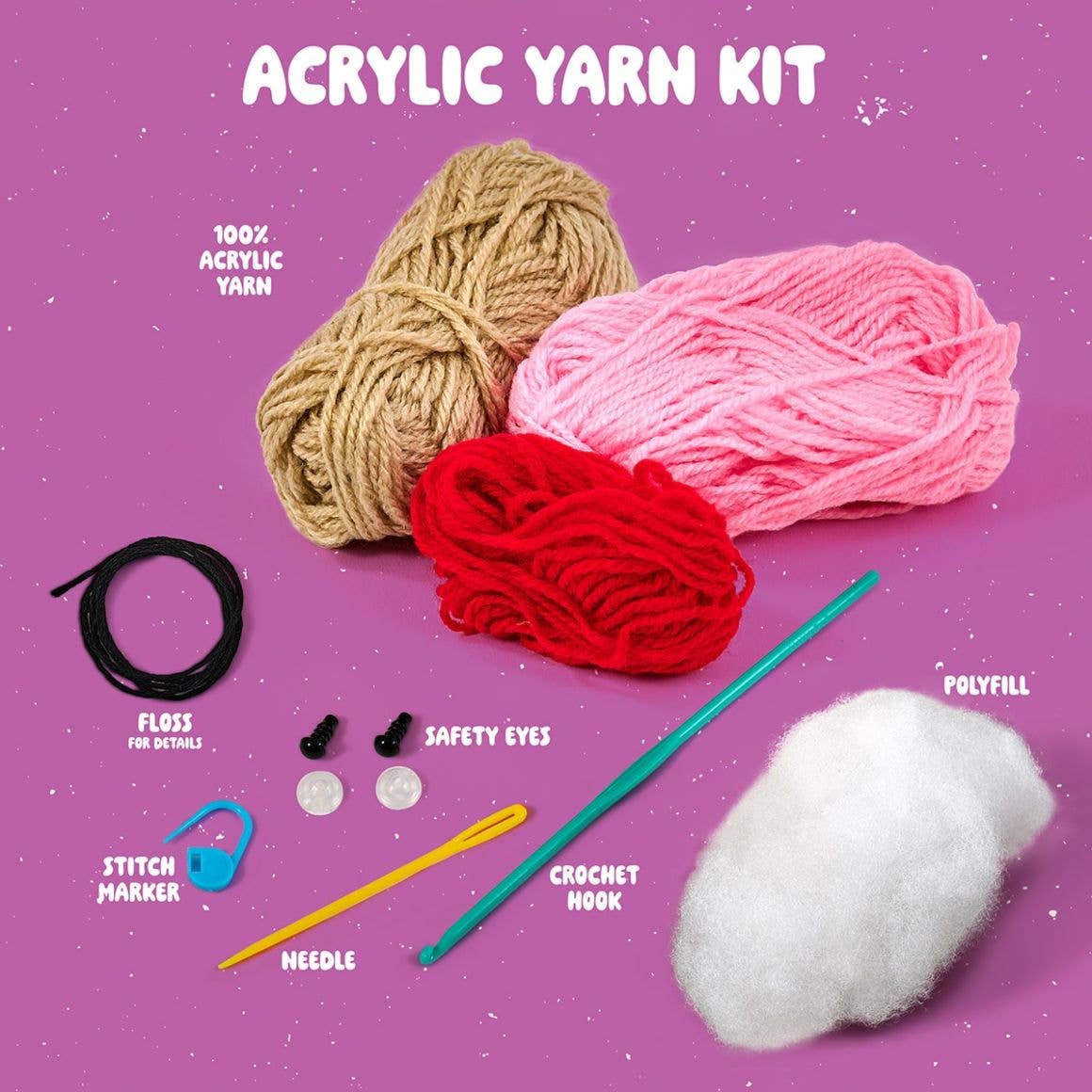 Bucilla ® Amigurumi Crochet Kit - Sherry the Cupcake 5"